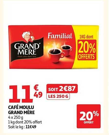 CAFE MOULU GRAND MERE