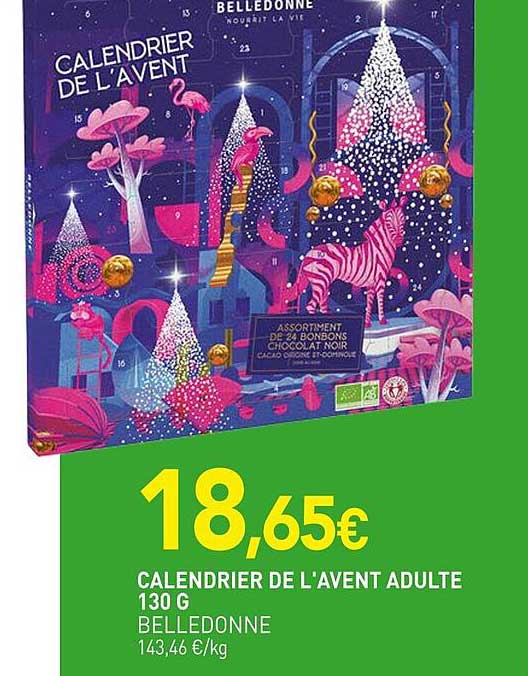 CALENDRIER DE L'AVENT ADULTE