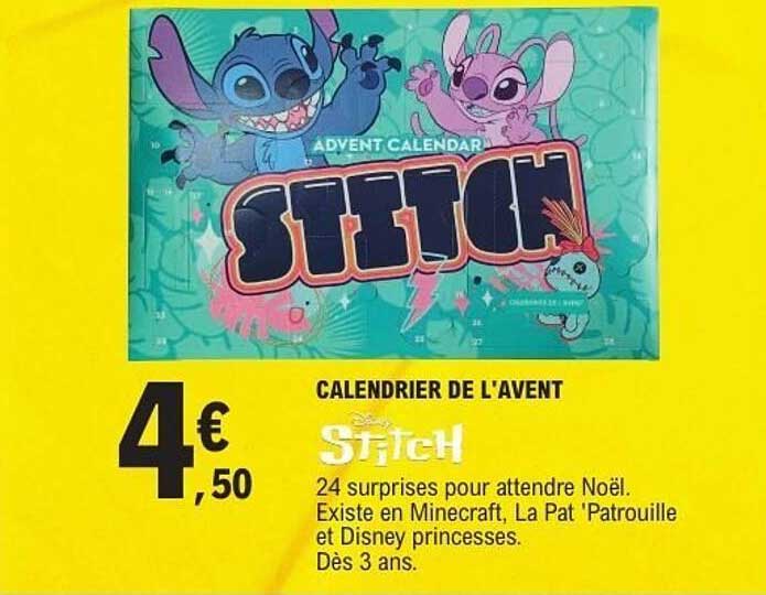 CALENDRIER DE L'AVENT STITCH
