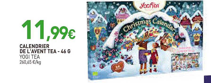 CALENDRIER DE L'AVENT TEA - 46 G YOGI TEA