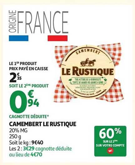 CAMEMBERT LE RUSTIQUE