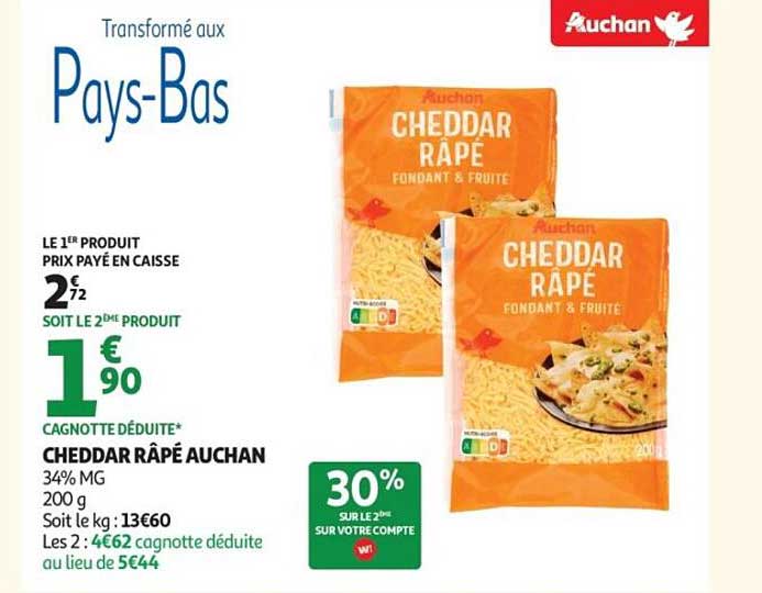 CHEESE RÂPÉ AUCHAN