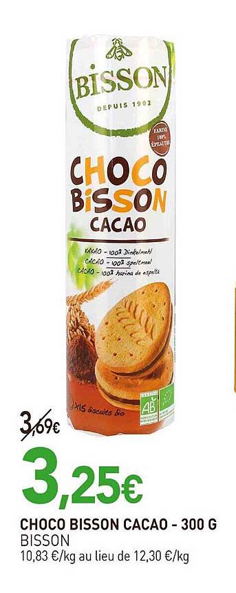 CHOCO BISSON CACAO - 300 G