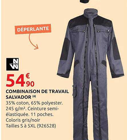COMBINAISON DE TRAVAIL SALVADOR