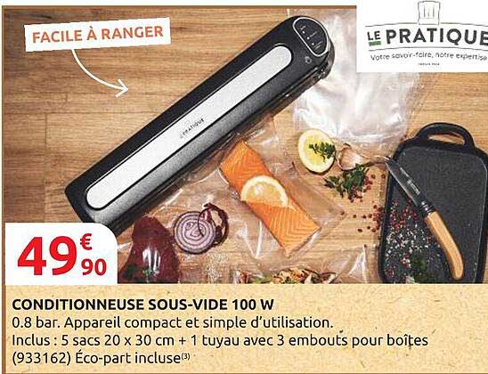 CONDITIONNEUSE SOUS-VIDE 100 W