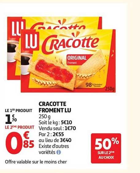 CRACOTTE FROMENT LU