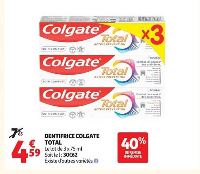 DENTIFRICE COLGATE TOTAL