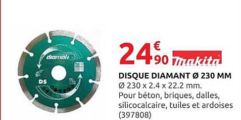 DISQUE DIAMANT Ø 230 MM