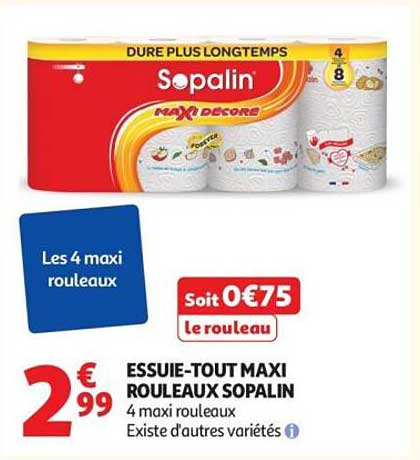 ESSUIE-TOUT MAXI ROUEAUX SOPALIN