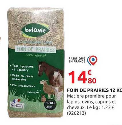 FOIN DE PRAIRIES 12 KG