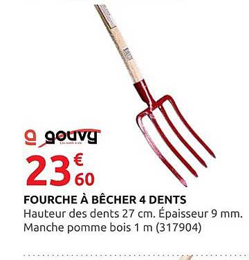 FOURCHÉE À BÉCHER 4 DENTS