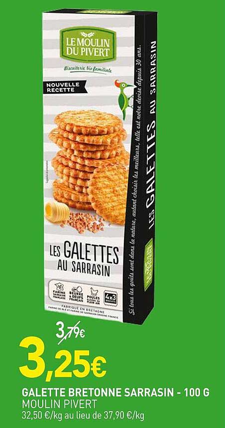 GALETTE BRETONNE SARRASIN - 100 G