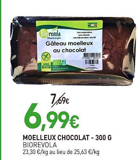 Gâteau moelleux au chocolat