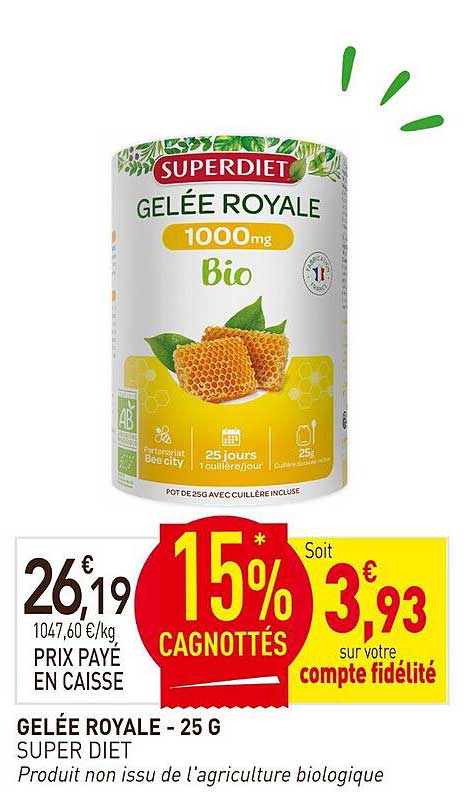 GELÉE ROYALE - 25 G