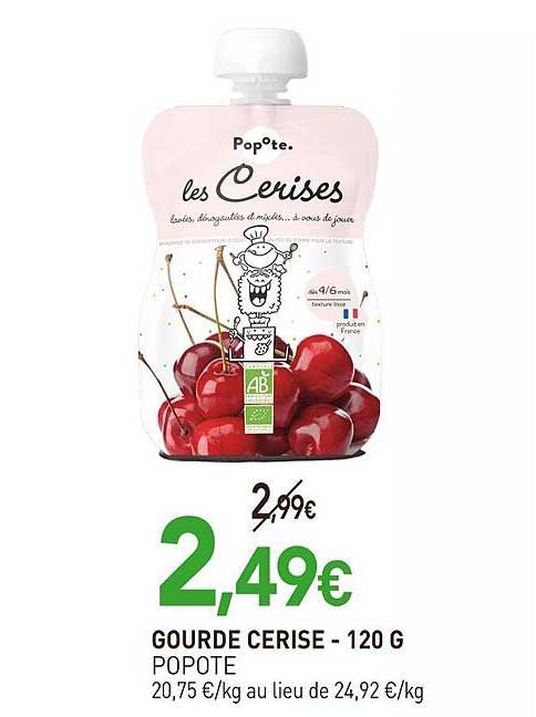 GOURDE CERISE - 120 G