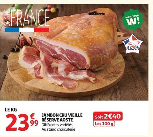 JAMBON CRU VIEILLE RÉSERVE AOSTE