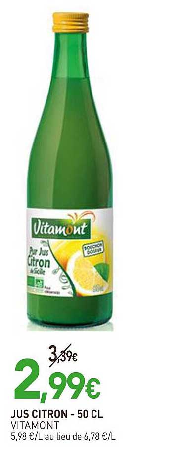 JUS CITRON - 50 CL VITAMONT