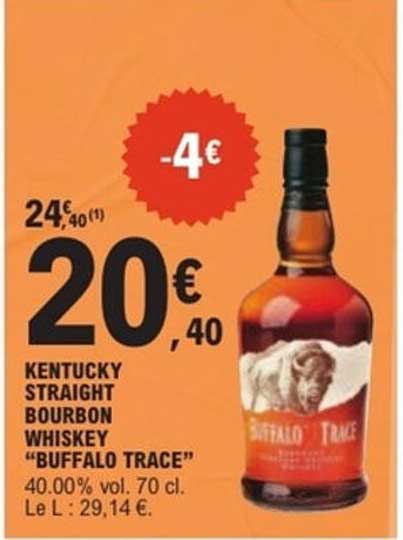 KENTUCKY STRAIGHT BOURBON WHISKEY “BUFFALO TRACE”