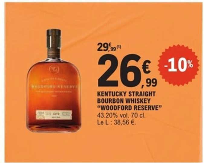 KENTUCKY STRAIGHT BOURBON WHISKEY "WOODFORD RESERVE"