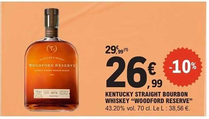 KENTUCKY STRAIGHT BOURBON WHISKEY “WOODFORD RESERVE”