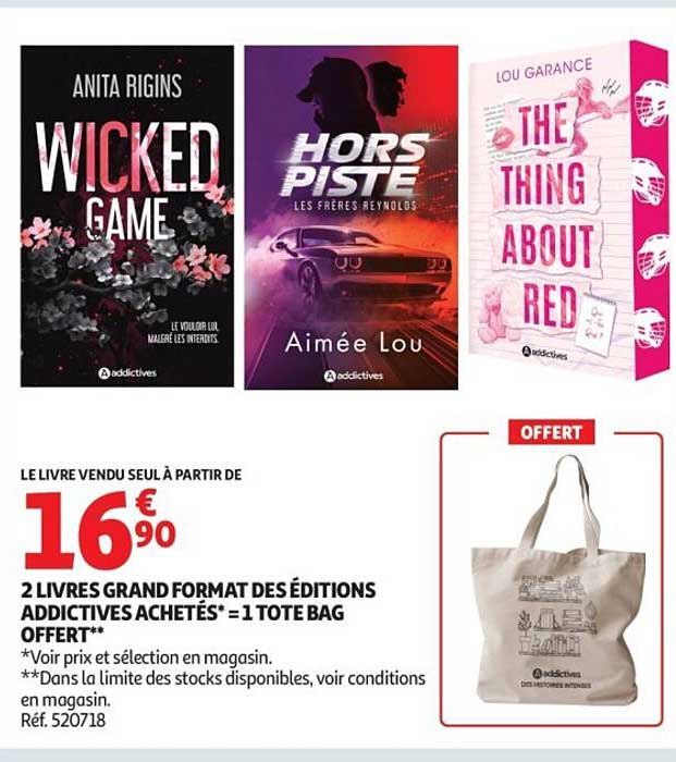 LE LIVRE VENDU SEUL À PARTIR DE 16€90