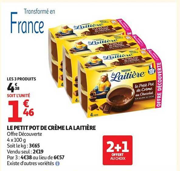 LE PETIT POT DE CRÈME LA LAITIÈRE