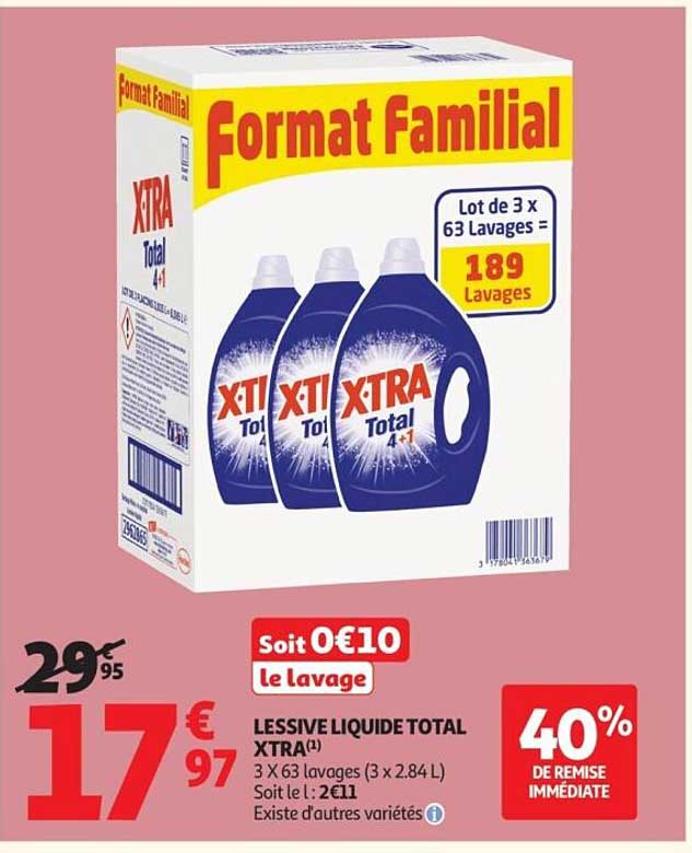 LESSIVE LIQUIDE TOTAL XTRA