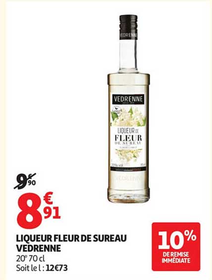 LIQUEUR FLEUR DE SUREAU VEDRENNE