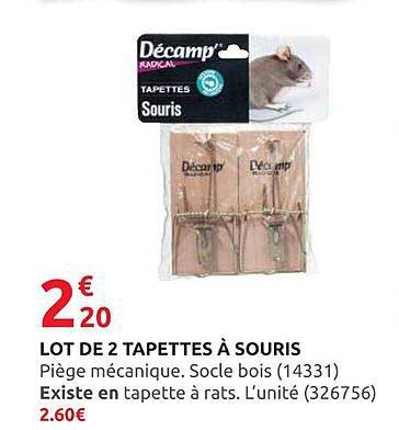 LOT DE 2 TAPETTES À SOURIS