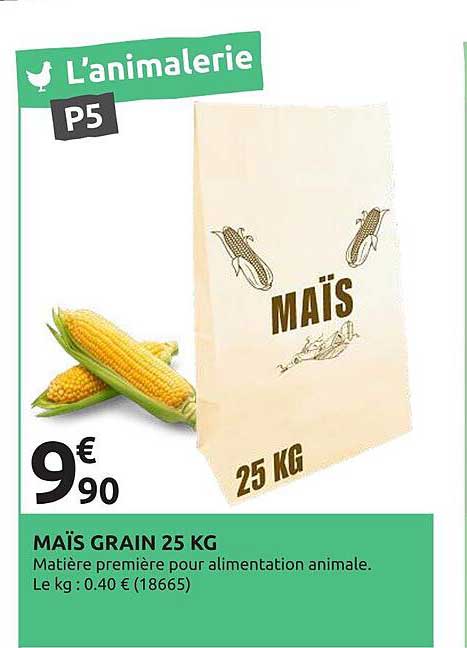MAÏS GRAIN 25 KG