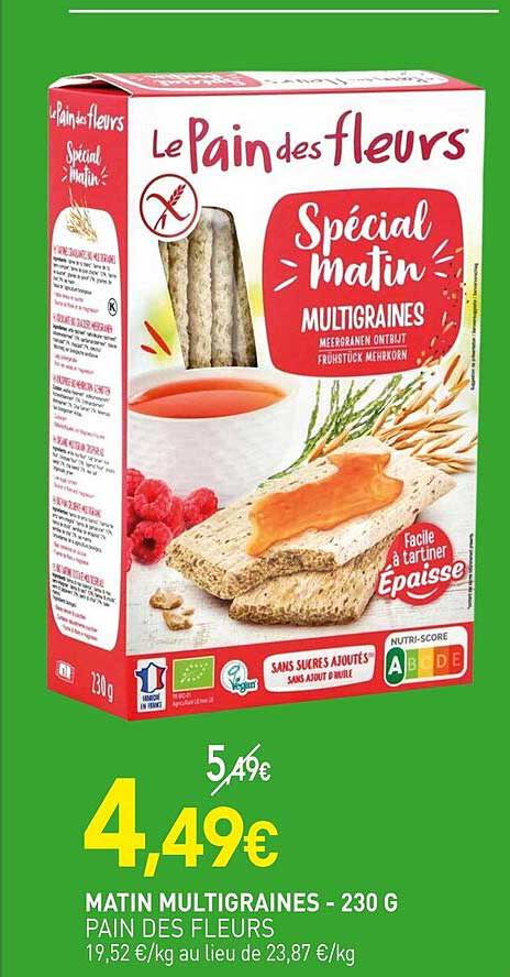 MATIN MULTIGRAINES - 230 G