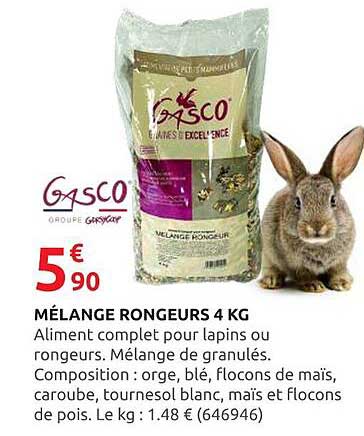 MÉLANGE RONGEURS 4 KG
