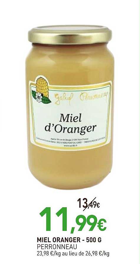 MIEL D'ORANGER - 500 G PERRONNEAU
