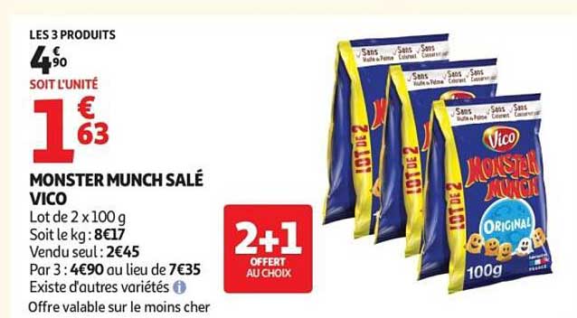 MONSTER MUNCH SALÉ VICO