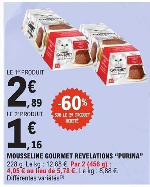 MOUSSELINE GOURMET REVELATIONS "PURINA"