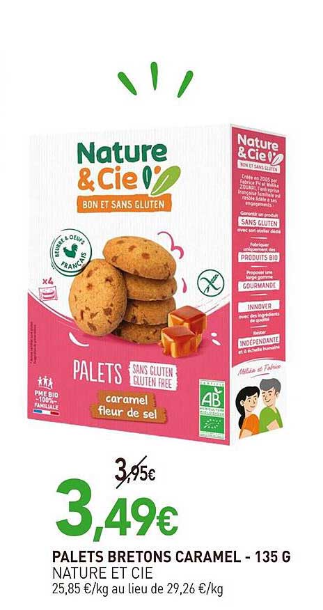 PALETS BRETONS CARAMEL - 135 G