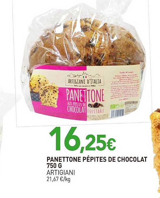 PANETTONE PÉPITES DE CHOCOLAT