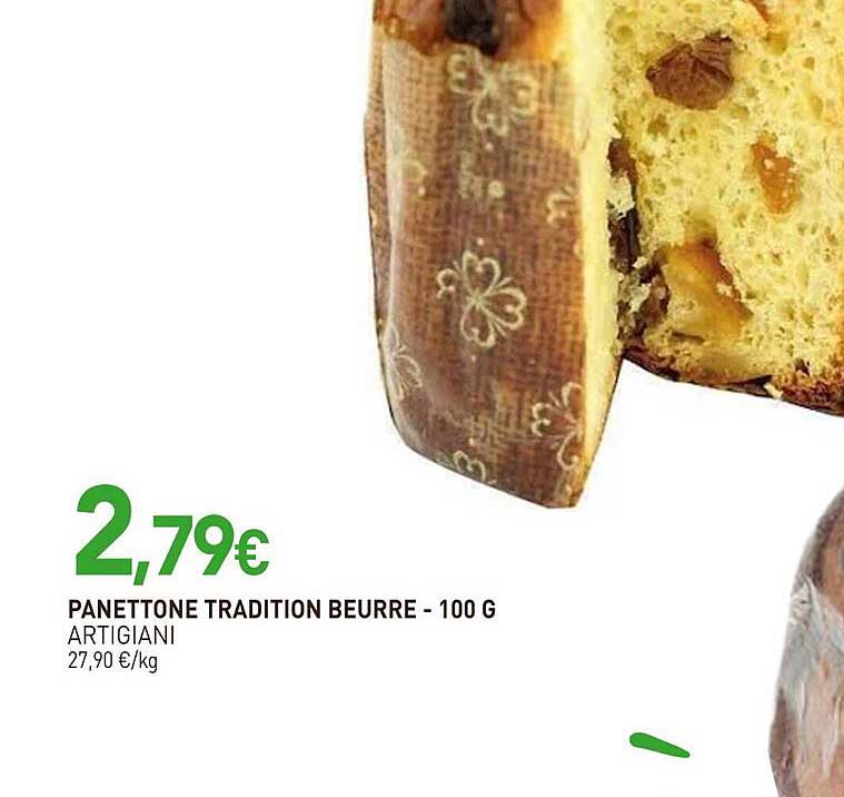 PANETTONE TRADITION BEURRE - 100 G