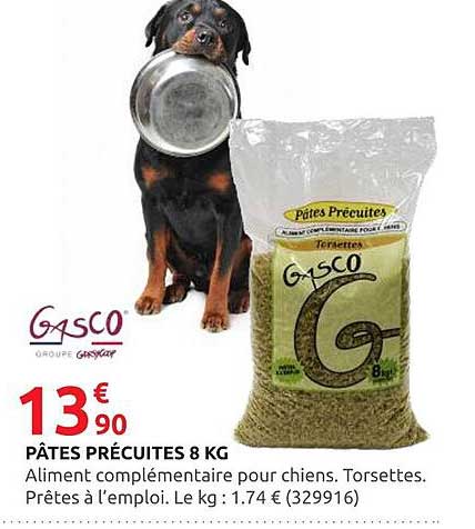 PÂTES PRÉCUITES 8 KG