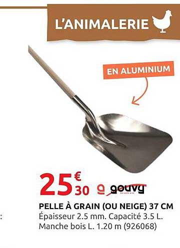 PELLE À GRAIN (OU NEIGE) 37 CM