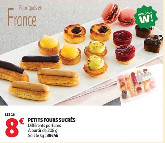 PETITS FOURS SUCRÉS