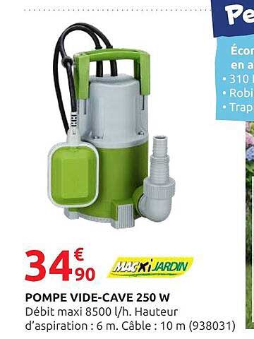 POMPE VIDE-CAVE 250 W