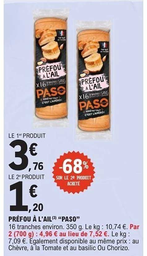 PRÉFOU À L'AIL "PASO"