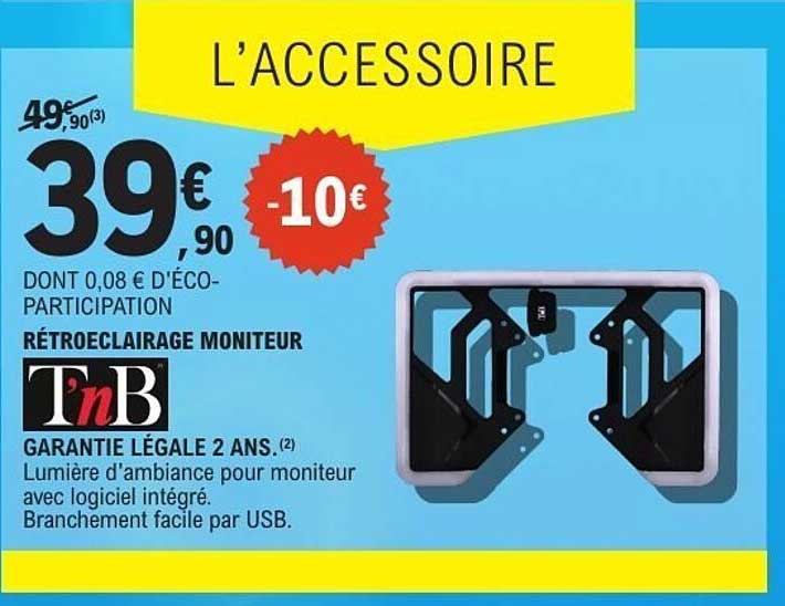 RÉTROÉCLAIRAGE MONITEUR TnB