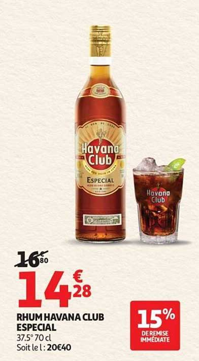 RHUM HAVANA CLUB ESPECIAL