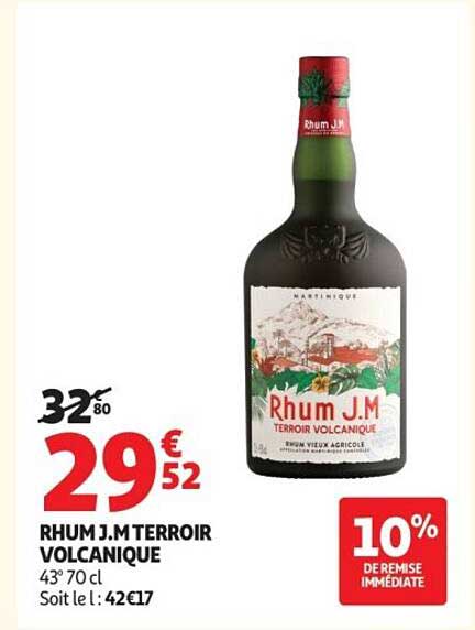 Rhum J.M Terroir Volcanique