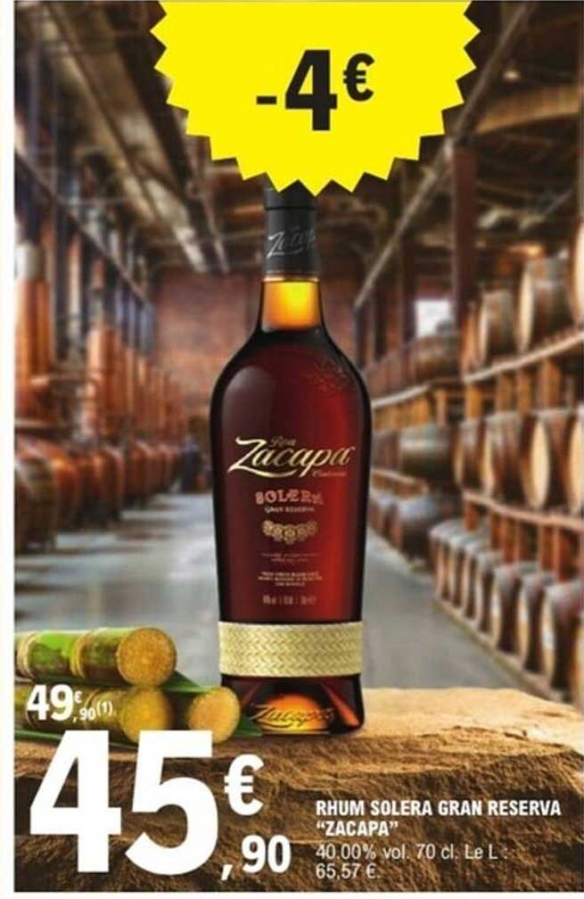 RHUM SOLERA GRAN RESERVA "ZACAPA"