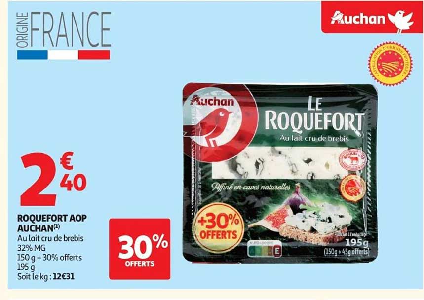 ROQUEFORT AOP AUCHAN