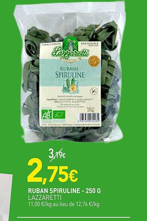 RUBANS SPIRULINE - 250 G LAZZARETTI