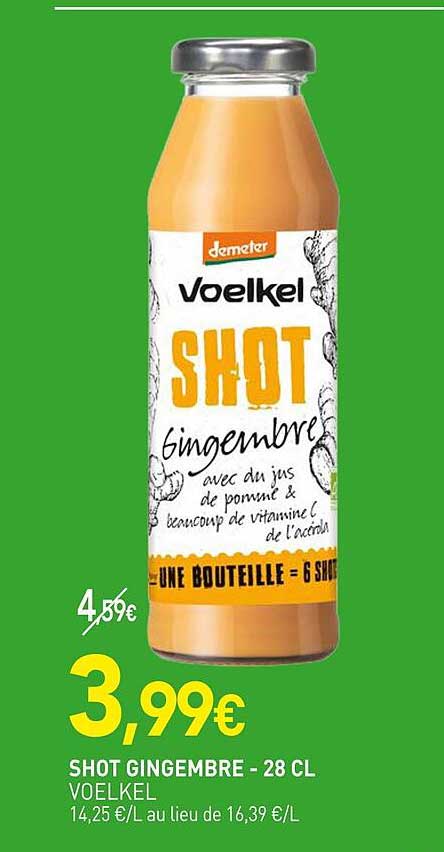 SHOT GINGEMBRE - 28 CL VOELKEL